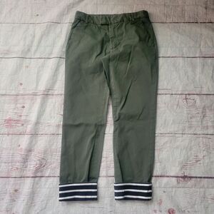 Band Of Outsiders Ankle Chino Pant with Contrast Cuff Size Small